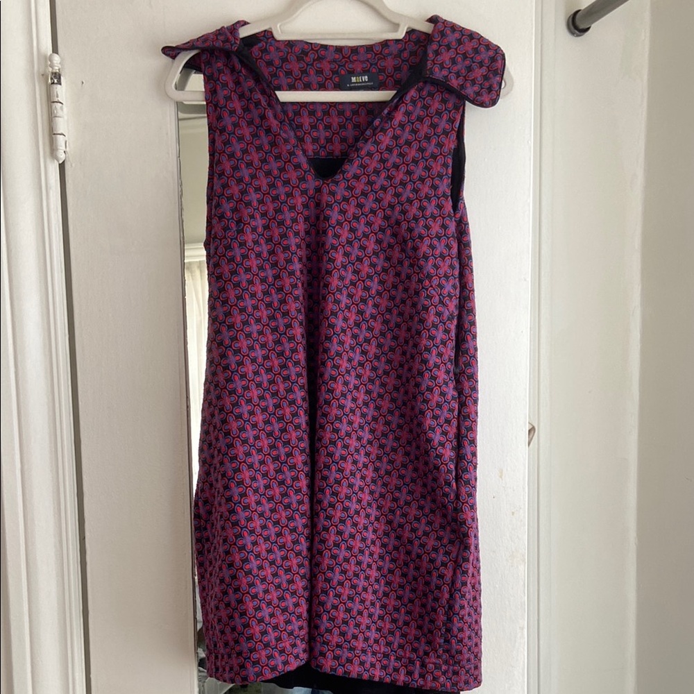 Maeve Jacquard Mini Shift Dress by Anthropologie